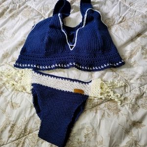 CROCHET BIKINI.  ALIZE THREADS.  LINED.  CUSTOMIZABLE.